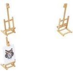 kangaro Tisch-Staffelei, klein, Buchenholz Maße: (B)153 x (T)160 x (H)410 mm, für Leinwände bis 300 mm, - 1 Stück (K-830003)