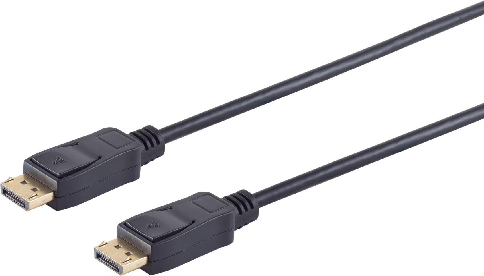 S-Conn Displayport Stecker 20p / Displayport Stecker 20p verg. 5 Meter Länge