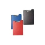 MAUL Schreibmappe mit Folienüberzug, DIN A4, schwarz Platte aus Karton mit Folienüberzug, Innentasche im Deckel (23392-90)