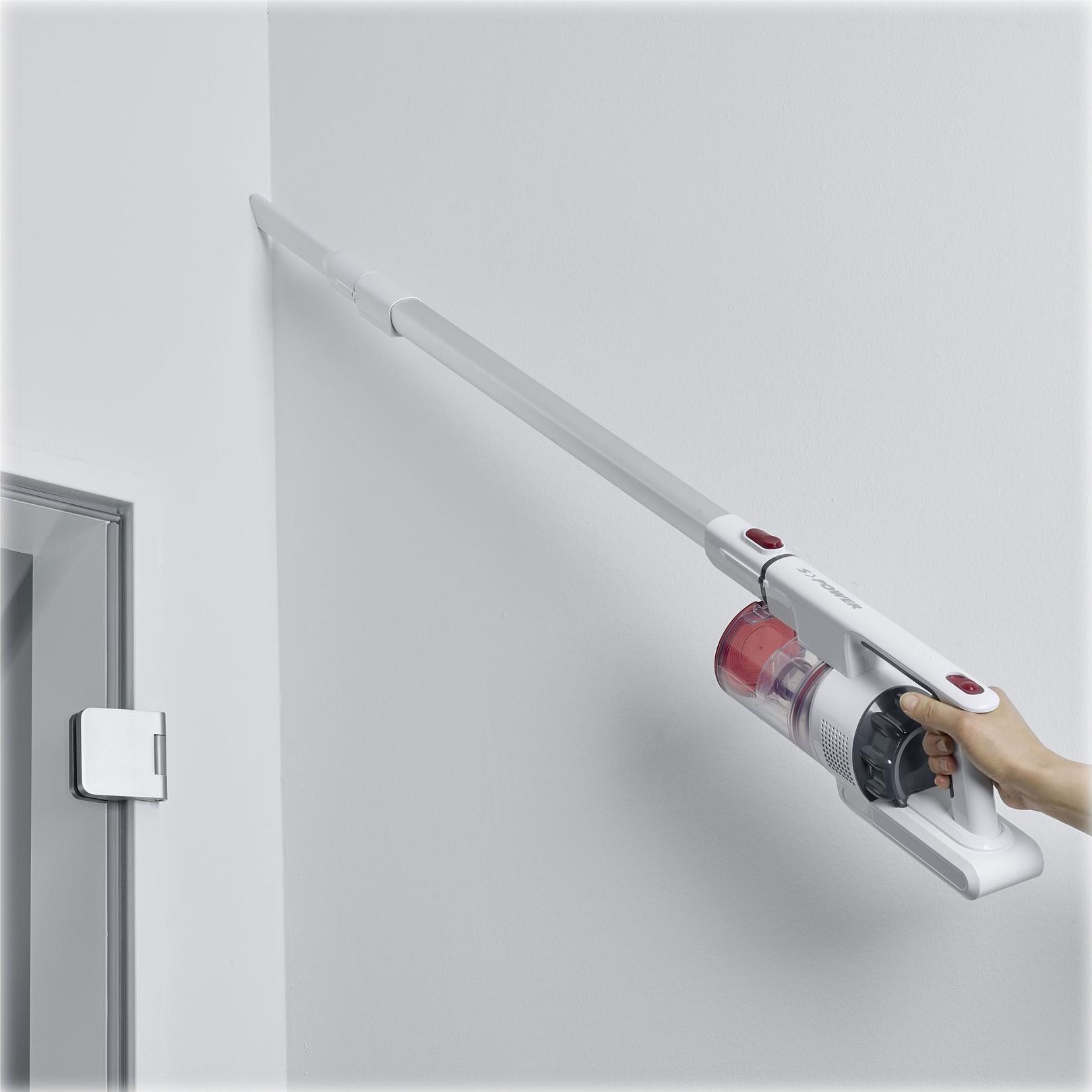 SEVERIN S'POWER HV 7152 Akku-Stabstaubsauger 120 W 22,2 V 40 min Weiß/Rot