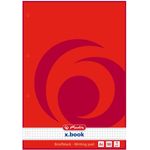 Herlitz 733436 Notizbuch A4 100 Blätter Rot - Weiß (733436)