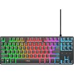 Trust GXT 833 Thado TKL Tastatur Gaming USB QWERTY US Englisch Schwarz (25886)