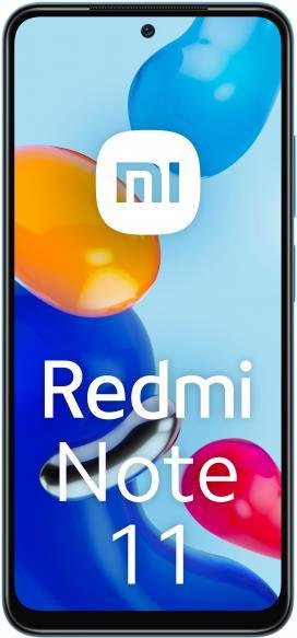 Xiaomi Redmi Note 11 16,3 cm (6.43" ) Dual-SIM Android 11 4G USB Typ-C 4 GB 64 GB 5000 mAh Blau (MZB0AO5EU)