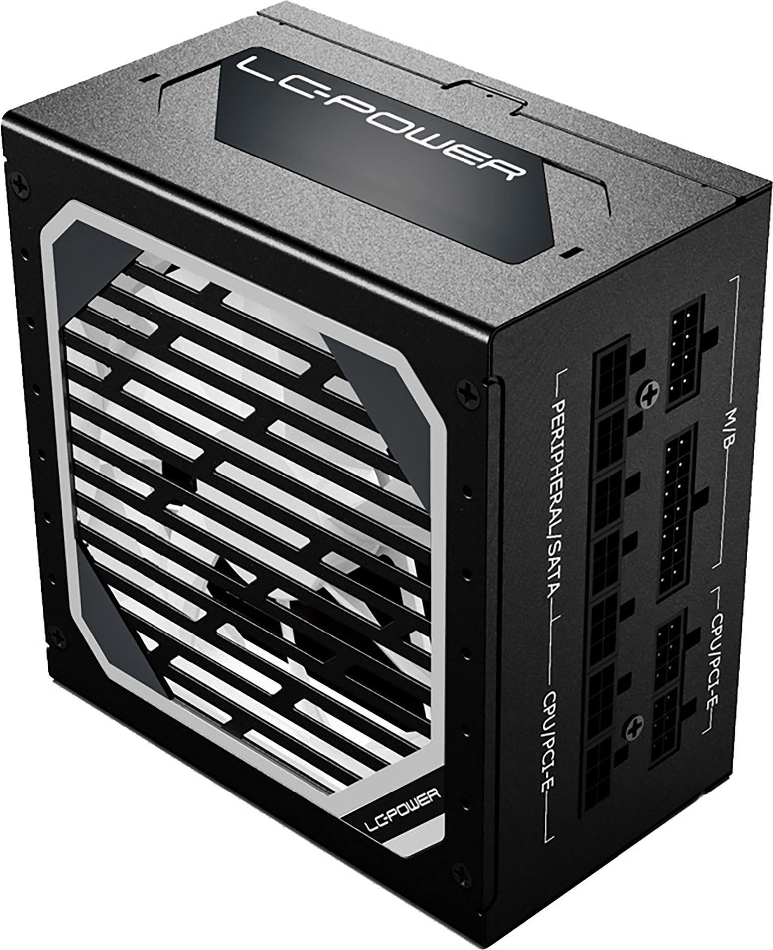 LC-Power Super Silent Modular Series LC6550M V2.31 Netzteil 550 W 80 PLUS Gold ATX Hammered Black
