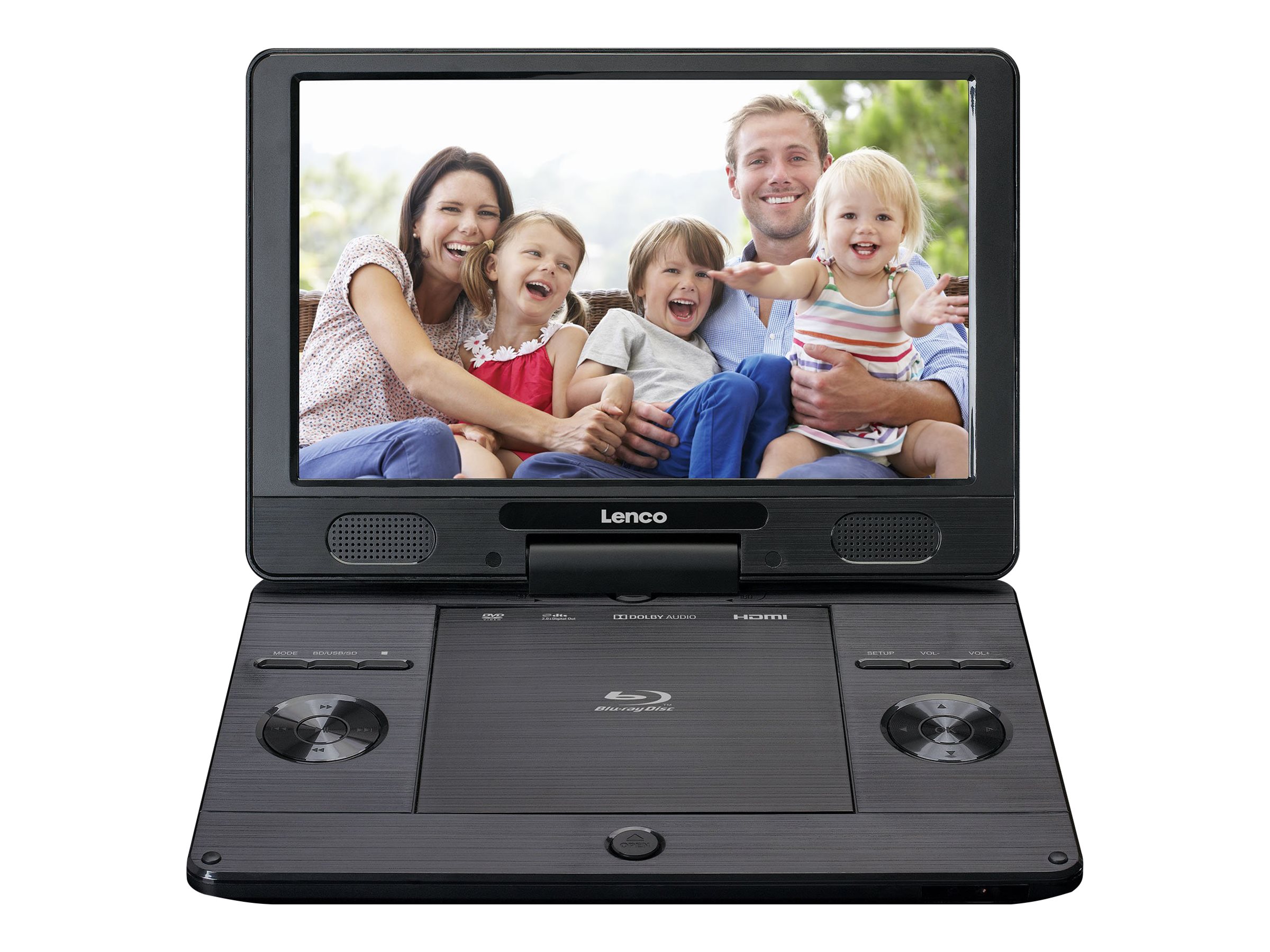 Lenco BRP-1150 Tragbarer Blu-ray Player 11,5" Cabrio Schwarz