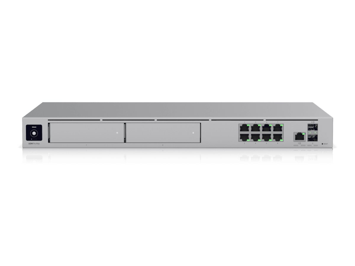 Ubiquiti UniFi Dream Machine Pro Max Gateway 8-Port-Switch 10GbE mit 2 WAN-Ports