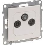 Legrand SEANO Einzeldose TV-R-SAT 765167 f.HD-TV in der Farbausführung Ultraweiß 5 (765167)