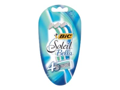 BIC Soleil Bella Einwegrasierer 4 Klingen 3 Stück Gemischt