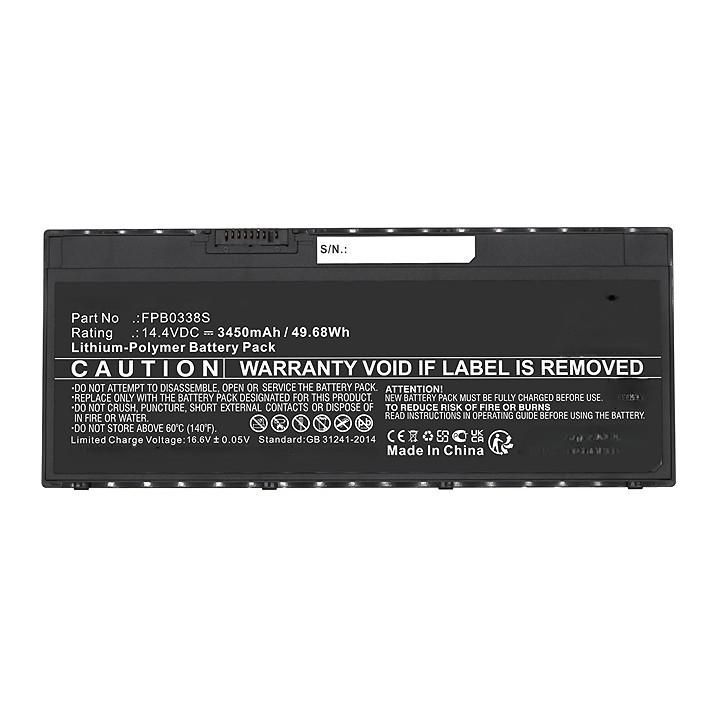 CoreParts Laptop-Batterie 50 Wh 14,4 V 3490 mAh für Fujitsu FPB0338S Schwarz