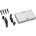 Hager UE11E0. Produktfarbe: Weiß, Material: Kunststoff, Kompatibilität: Hager universN. Breite: 250 mm, Tiefe: 110 mm, Höhe: 150 mm (UE11E0)