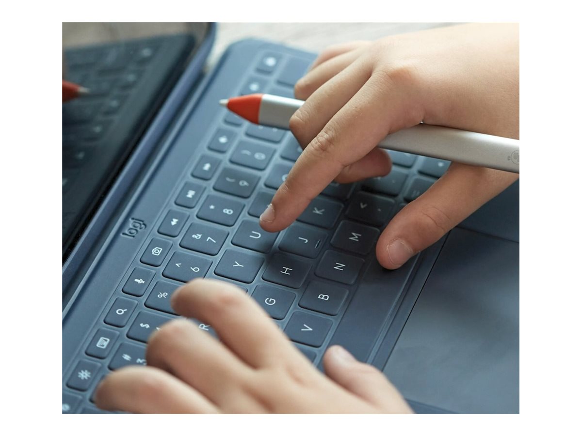 Logitech Rugged Combo 4 Tastatur und Foliohülle 10,9" Classic Blue