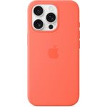 Apple iPhone 16 Pro Silicone Case with MagSafe - Tangerine (MDFY4ZM/A)