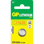 GP Batteries GPCR1620 Knopfzelle CR 1620 Lithium 3 V 1 St. (0601620C1)