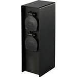 Sygonix SY-6121658 Gartensteckdose 4fach Schwarz erhöhter Berührungsschutz mit (SY-6121658)