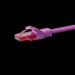 DSIT CAT6 Netzwerkkabel, U/UTP, 0,15 Meter, Rosa, 100% Kupfer (DC-69-001)