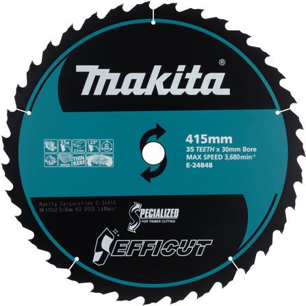 Image of Makita E-24848 - Sägeblatt EFFICUT für Akku-Handkreissäge HS013G Schnittbreite 2.30 (E-24848)