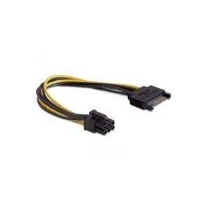 Delock Kabel Power SATA 15 Pin > 6 Pin PCI Express (82924)