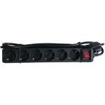 M-Cab POW0028. Kabellänge: 1,5 m, Unterstützte Positionierung: Drinnen, Kerngröße: 1,5 mm². Anzahl der AC-Ausgänge: 6 AC-Ausgänge. AC Eingangsspannung: 3680 V, Stromstärke (maximal): 16 A (POW0028)