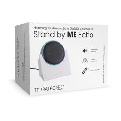TerraTec Stand by ME Echo Halterung für Amazon Echo Dot (3. Generation) Weiß