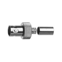 Telegärtner BNC-Kabelbuchse Crimp 75 Ohm, crimp/crimp, A0906, RG-62 A/U  - 5 Stück (J01003A1262)