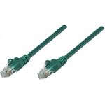 Intellinet Network Patch Cable, Cat6, 1,5m, Green, Copper, S/FTP, LSOH / LSZH, PVC, RJ45, Gold Plated Contacts, Snagless, Booted, Lifetime Warranty, Polybag (739887)