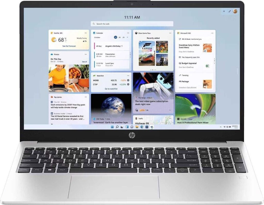 HP Notebook 255 G10 15,6" FHD Ryzen 5 7520U 8GB 512GB SSD Win 11 Home silber DE