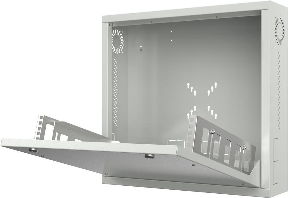 Lanview RWSLMWH1-NS Rack 2U Wandmontiertes Regal Weiß (RWSLMWH1-NS)