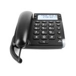 DORO Magna 4000 - Telefon mit Schnur mit Rufnummernanzeige/Anklopffunktion (380117)