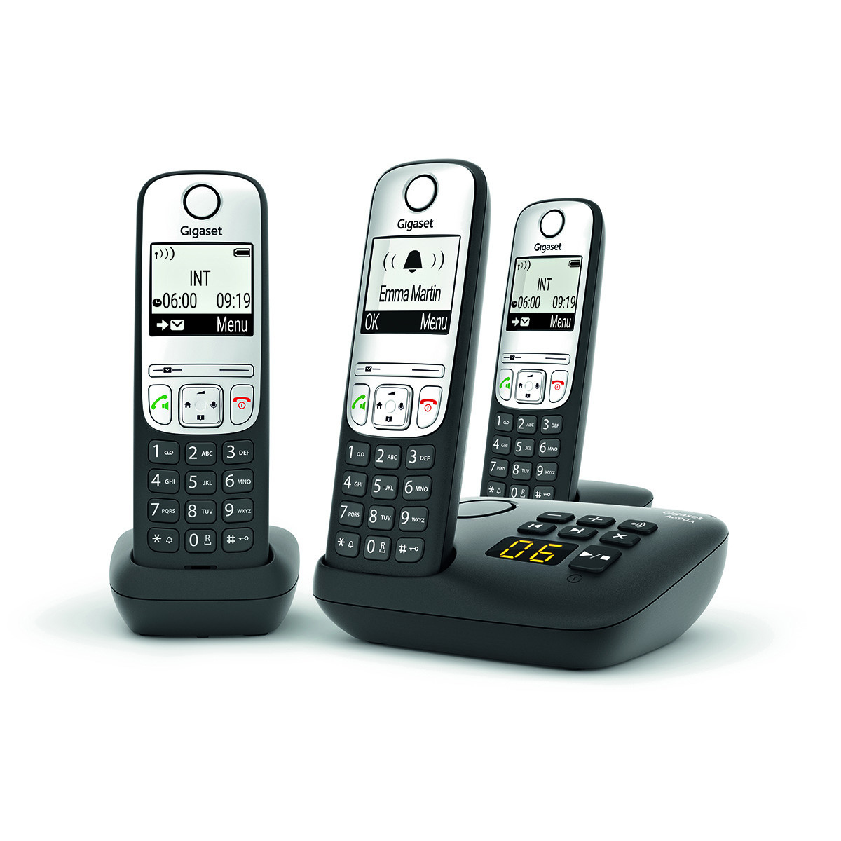 Gigaset A690A Trio Schnurlostelefon Schwarz