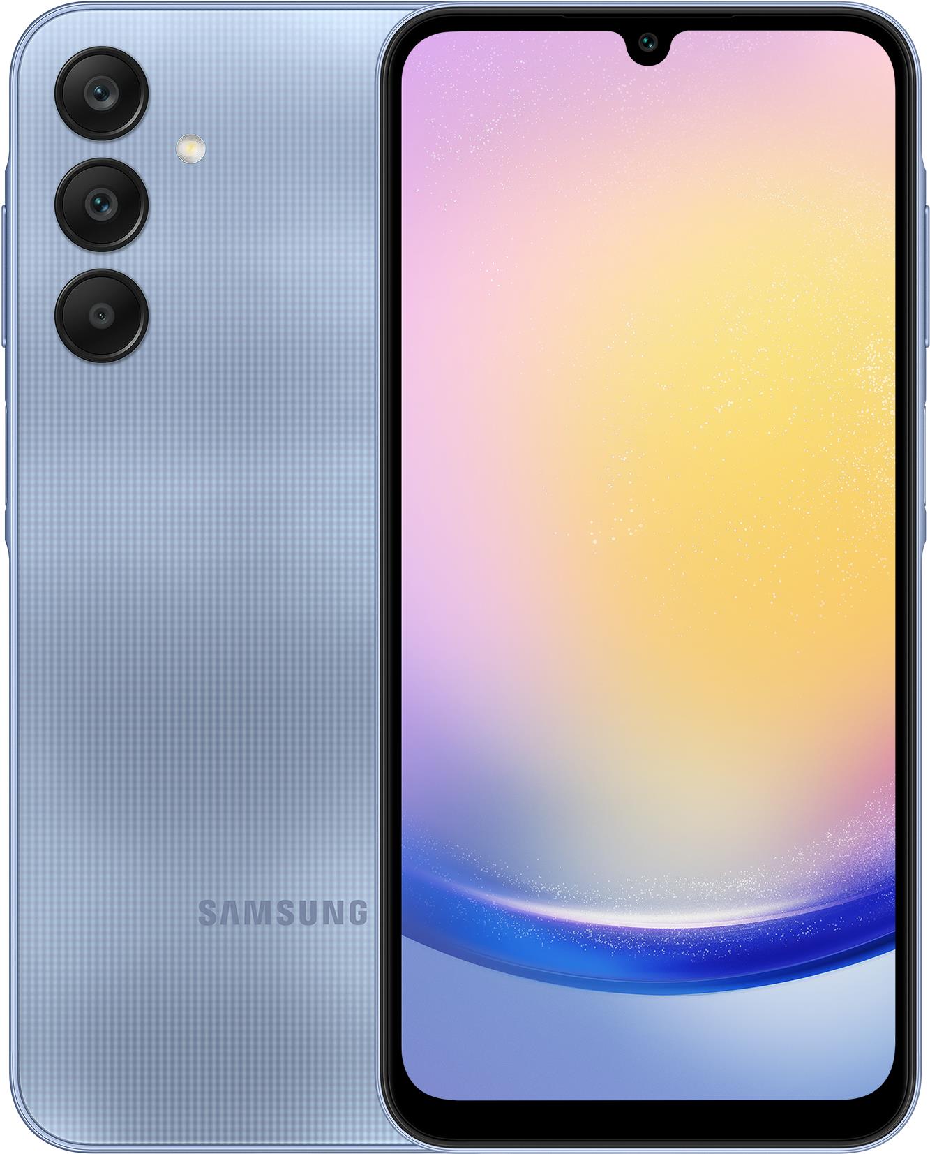 Samsung Galaxy A25 5G 16,5 cm (6.5") USB Typ-C 6 GB 128 GB 5000 mAh Blau (SM-A256BZBDEUE)