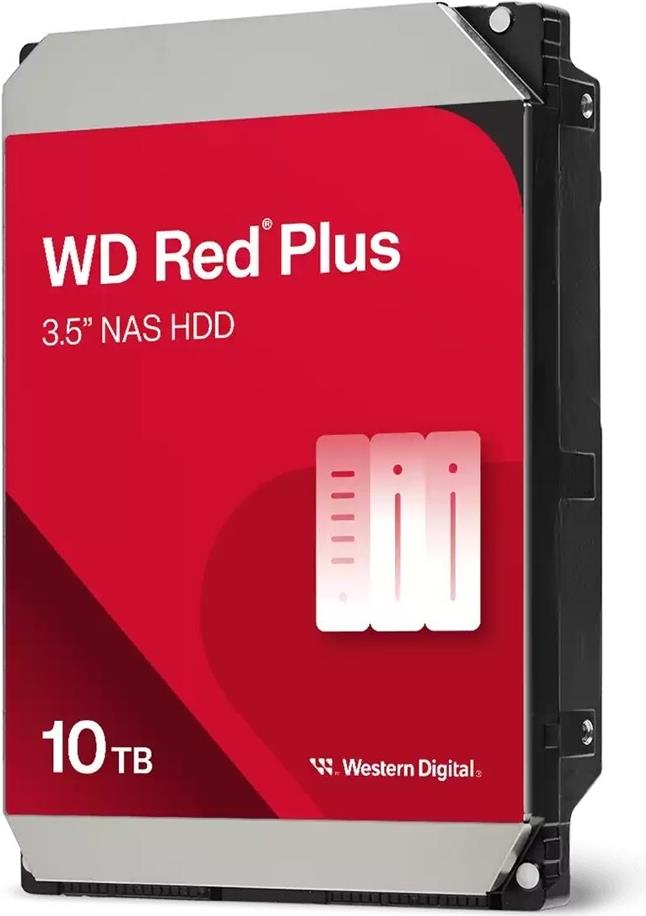 WD HDD Red Plus 10TB 3.5 SATA 512MB (WD100EFGX)