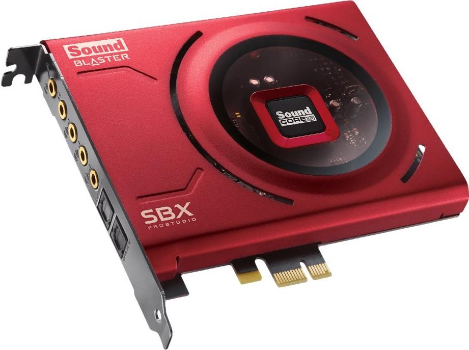 Creative Sound Blaster Z SE Interne Soundkarte PCI Express x1 24-Bit 192 kHz 116 dB SNR Rot