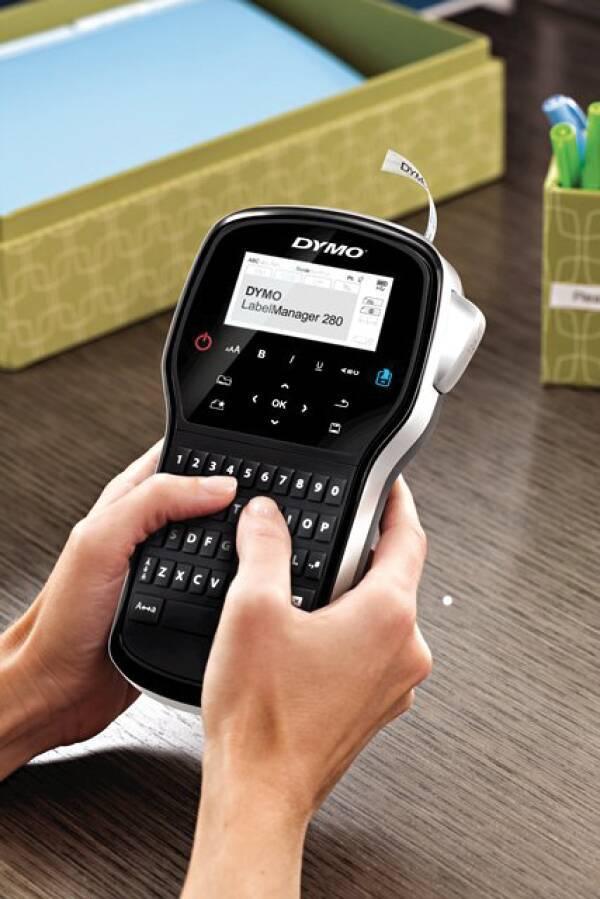 DYMO LabelManager 280 Beschriftungsgerät Thermotransfer 12 mm Schwarz, Silber