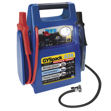 GYS Gyspack Air Schnellstartsystem 12V 480A 3in1 mit Spannungswandler und Kompressor