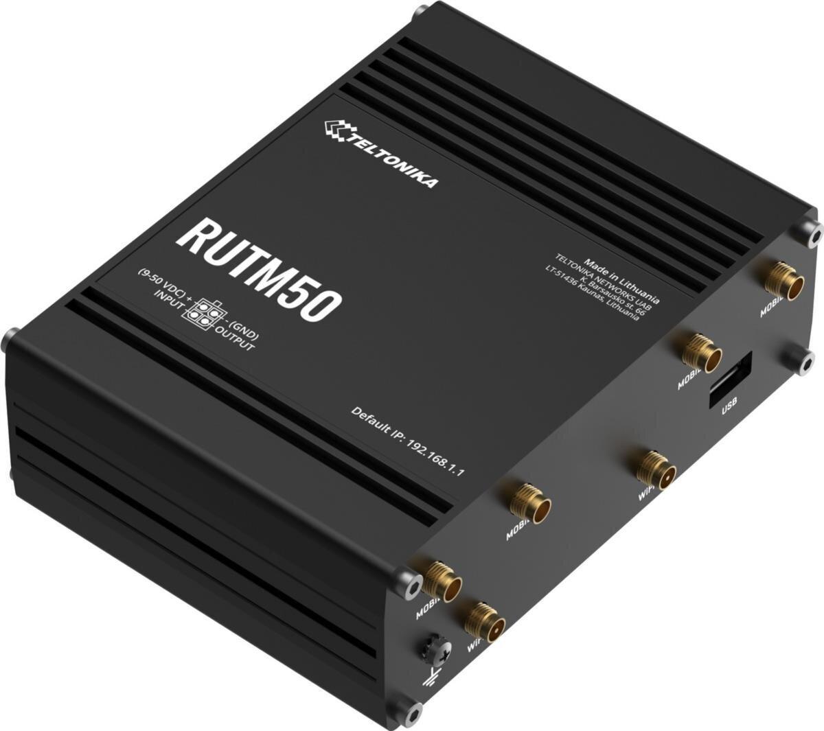 Teltonika RUTM50 Wireless Router 5G Wi-Fi 5 Dual-Band Schwarz