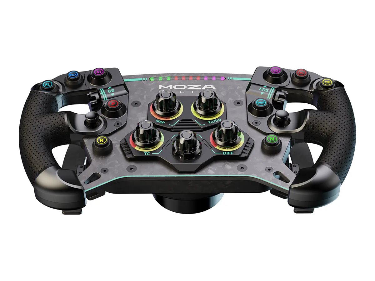 Moza Racing GS V2P GT Lenkrad kabellos & kabelgebunden für PC Schwarz