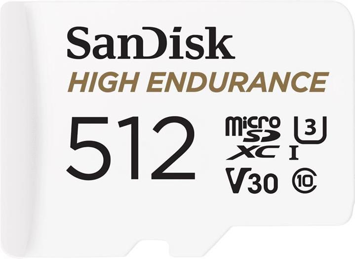 SanDisk microSDXC 512GB HE w/Adapter (SDSQQNR-512G-GN6IA)