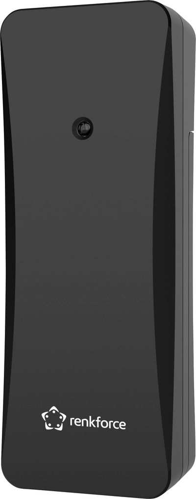 Renkforce RF-6736478 RF-E0666-BK Thermo-/Hygrosensor Funk 433 MHz (RF-6736478)