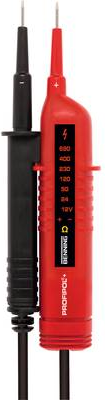 BENNING Spannungsprüfer 12-690 V AC/DC Spannungs/Durchgangsprüf. PROFIPOL+ (020023)