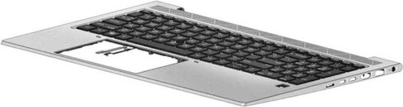 HP M07491-B31 Notebook-Ersatzteil Gehäuse-Unterteil+Tastatur (M07491-B31)