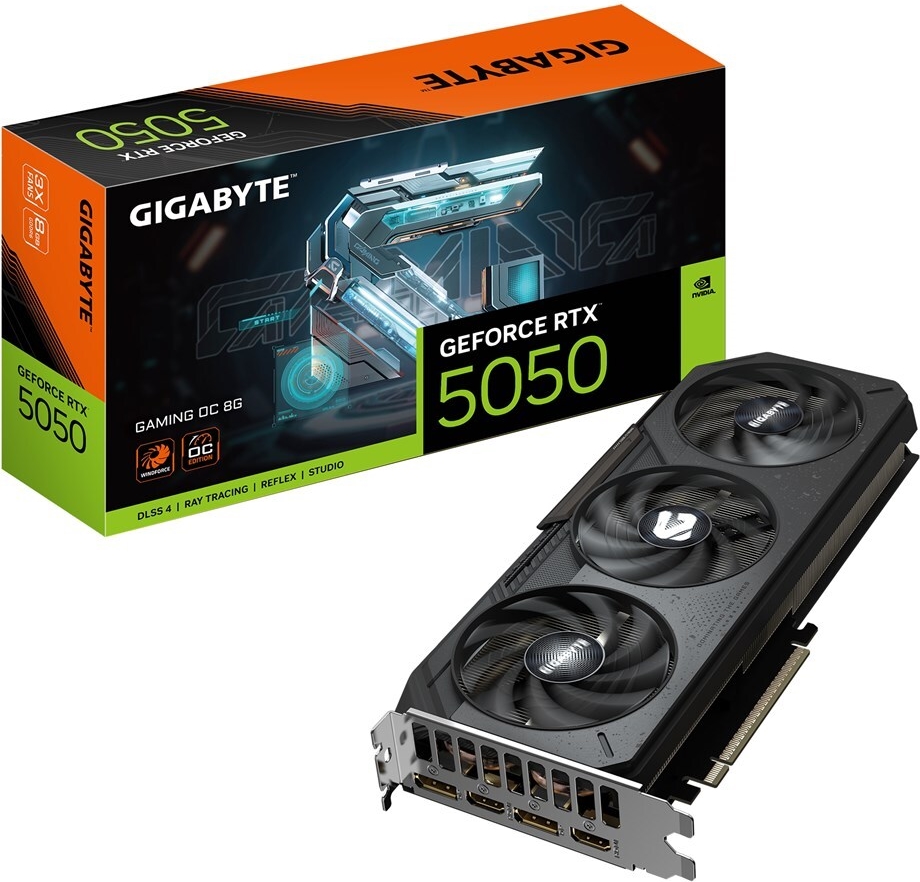 Gigabyte GeForce RTX 5050 Gaming OC 8G GDDR6 (GV-N5050GAMING OC-8GD)