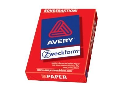 Avery Zweckform Druckerpapier 2575 Matt 80 g/m² A4 500 Blatt Weiß