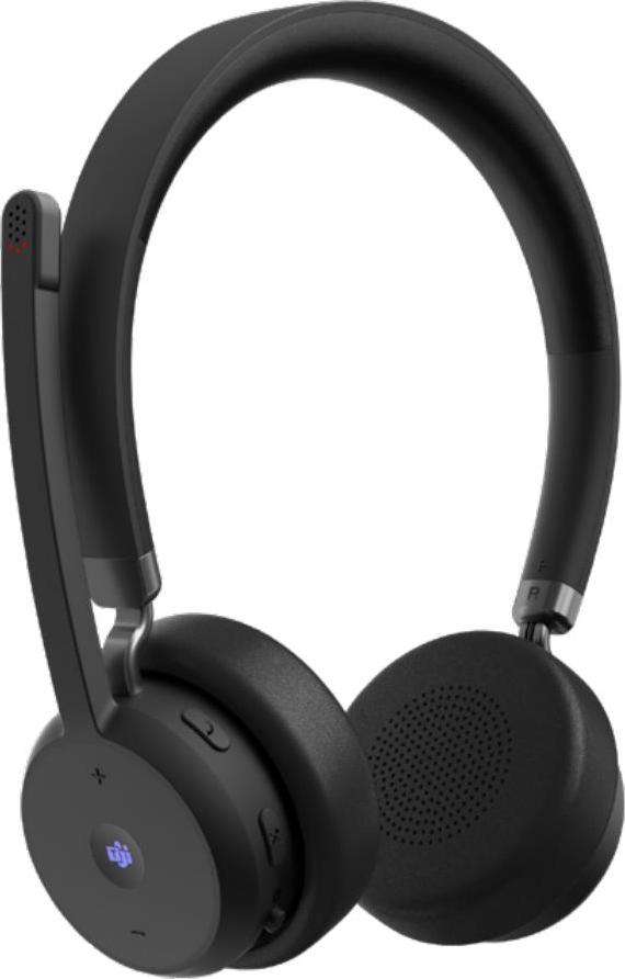 Lenovo Wireless VoIP Headset Kopfhörer Kabellos Kopfband Büro/Callcenter Bluetooth Schwarz (4XD1M80020) (geöffnet)