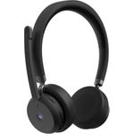Lenovo Wireless VoIP Headset Kopfhörer Kabellos Kopfband Büro/Callcenter Bluetooth Schwarz (4XD1M80020) (geöffnet)