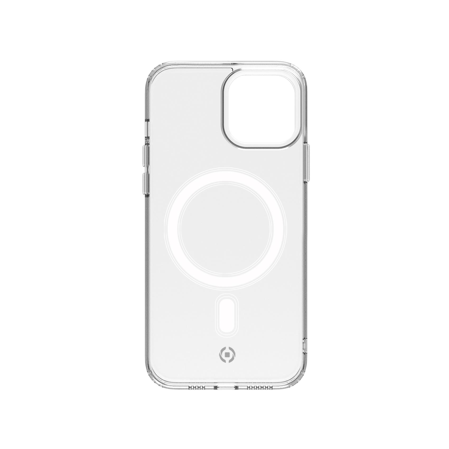 Celly GELSKINMAG Handyhülle für Apple iPhone 13 6,1" Transparent, Weiß