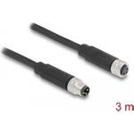 Delock Patch-Kabel 3-poliger M8 (M) zu 3-poliger M8 (W) (80140)
