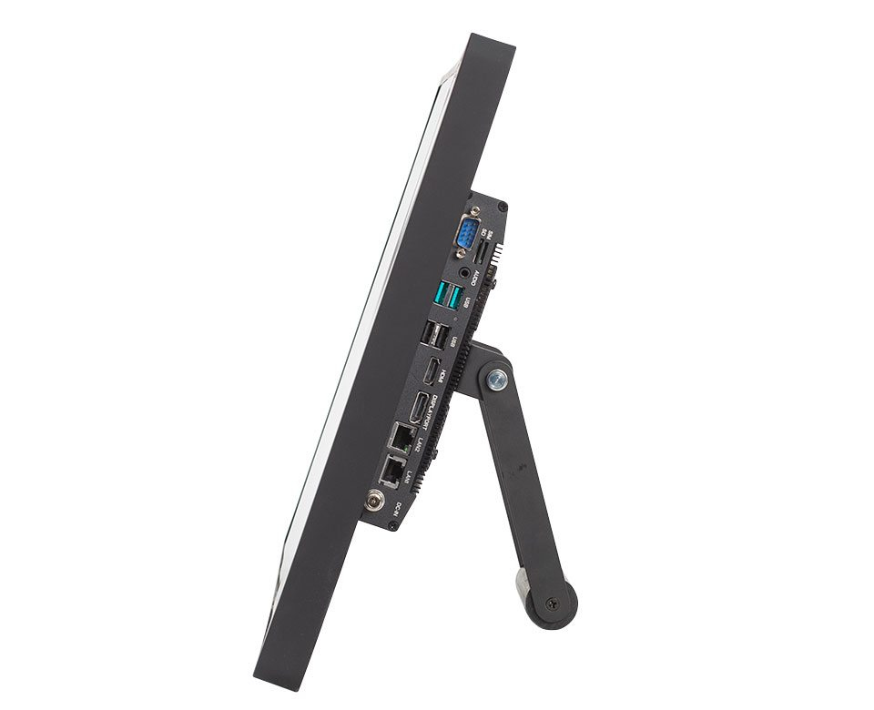 bluechip INDUSTRYline P24KT-1000 All-in-One PC 24" Full HD Intel Atom x6413E 8 GB RAM 120 GB SSD Windows 10 IoT Enterprise Schwarz
