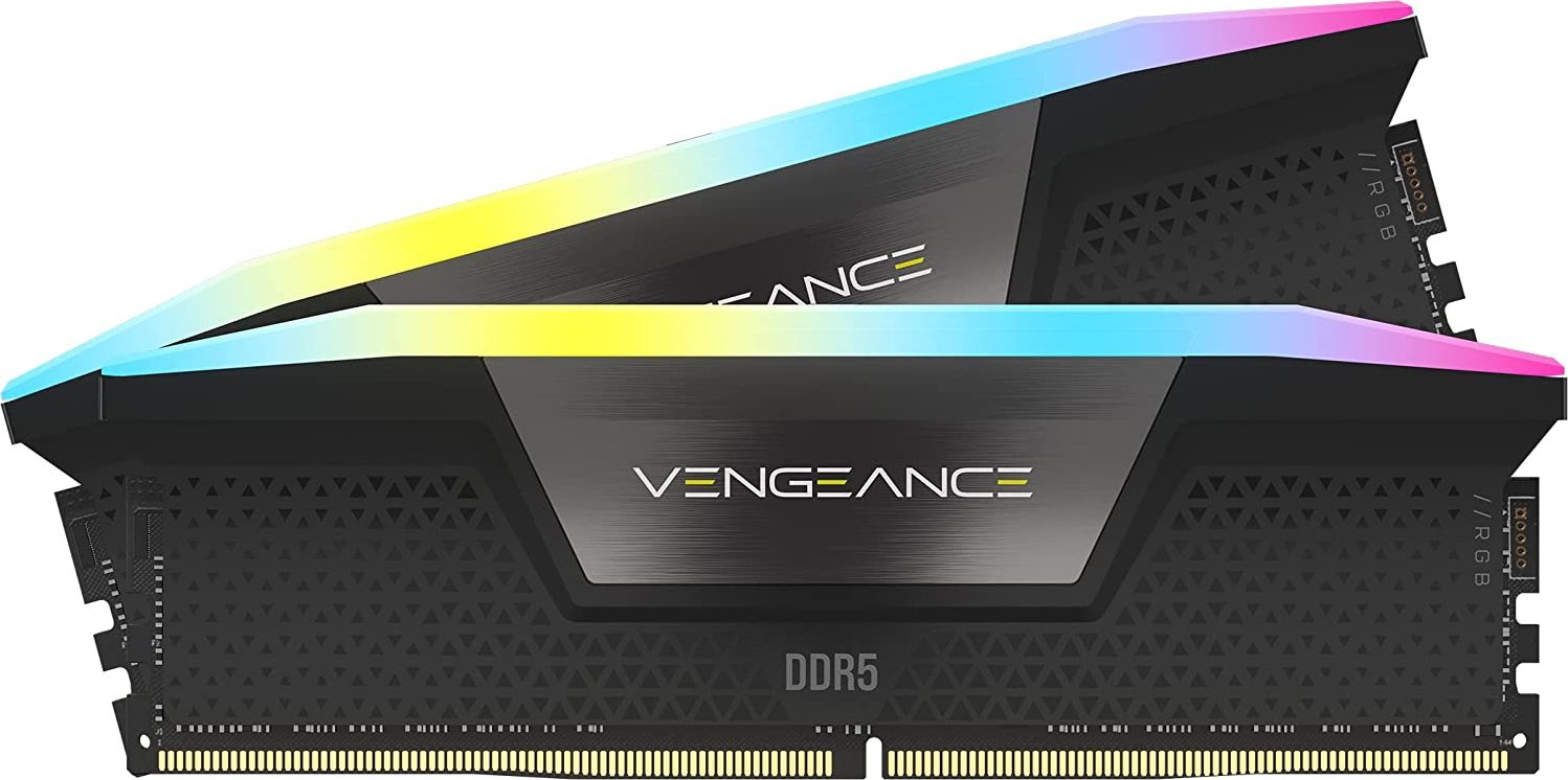Corsair Vengeance RGB DDR5 32 GB Kit (2x16 GB) 5200 MHz CL40 Schwarz