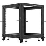 Lanberg 19" 600x600-1100 verstellbares offenes Rack sw - Rack (OR01-6112-B)