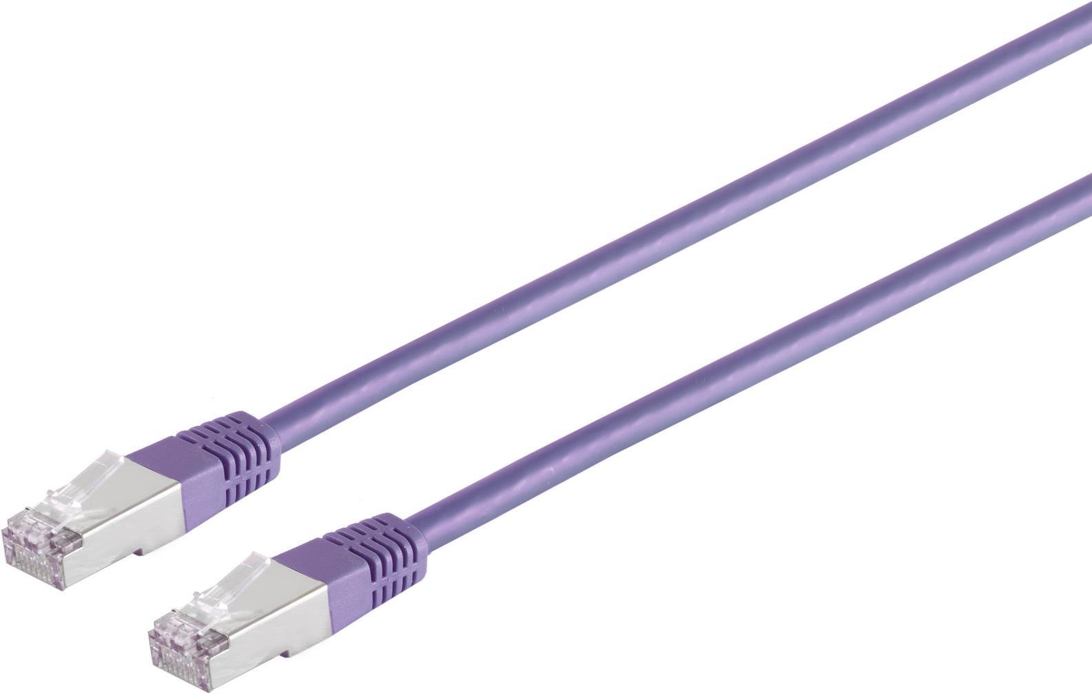 S/CONN maximum connectivity Netzwerkkabel-Patchkabel, cat. 5e, SF/UTP, violett, 15,0m (75225-V)